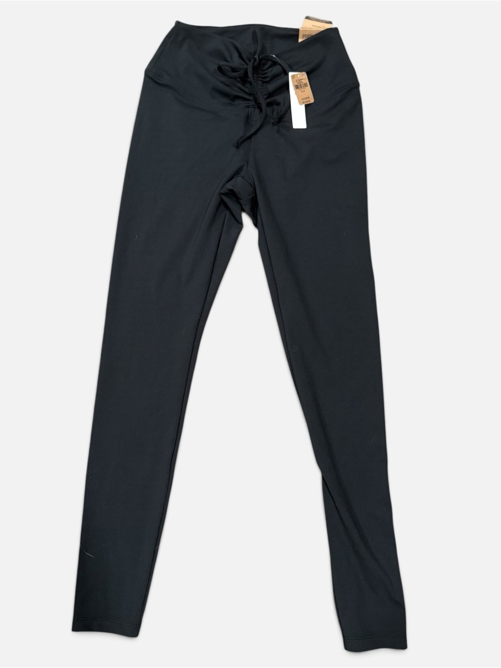 NWT Victoria’s Secret Pink Tie up Leggings in Black